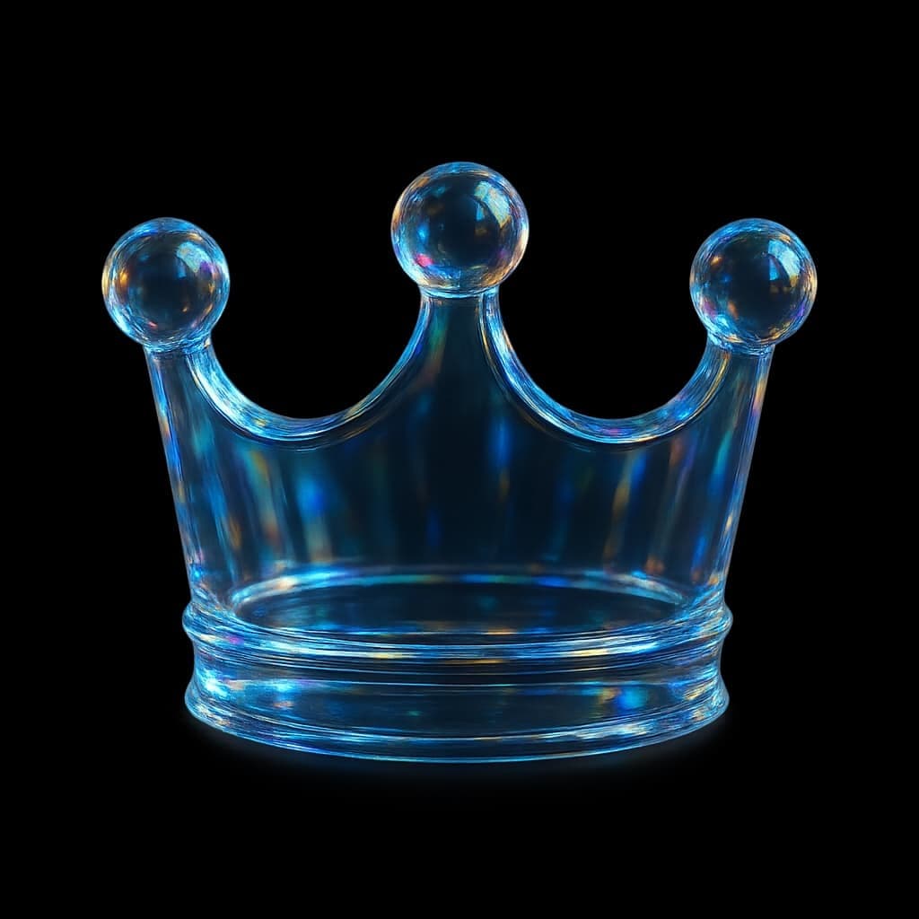 Glass with iridescent effects