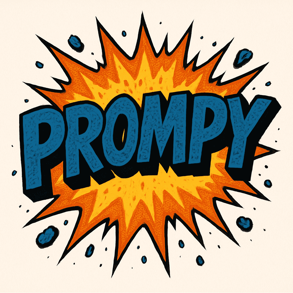 Explosive comic text effect