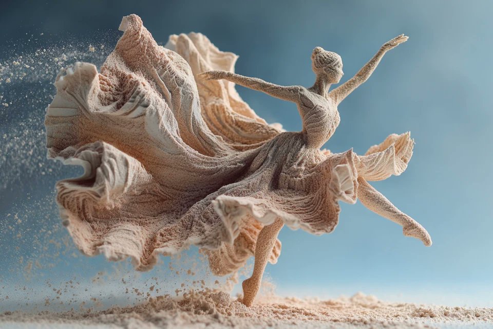 Kinetic Sand Sculpture