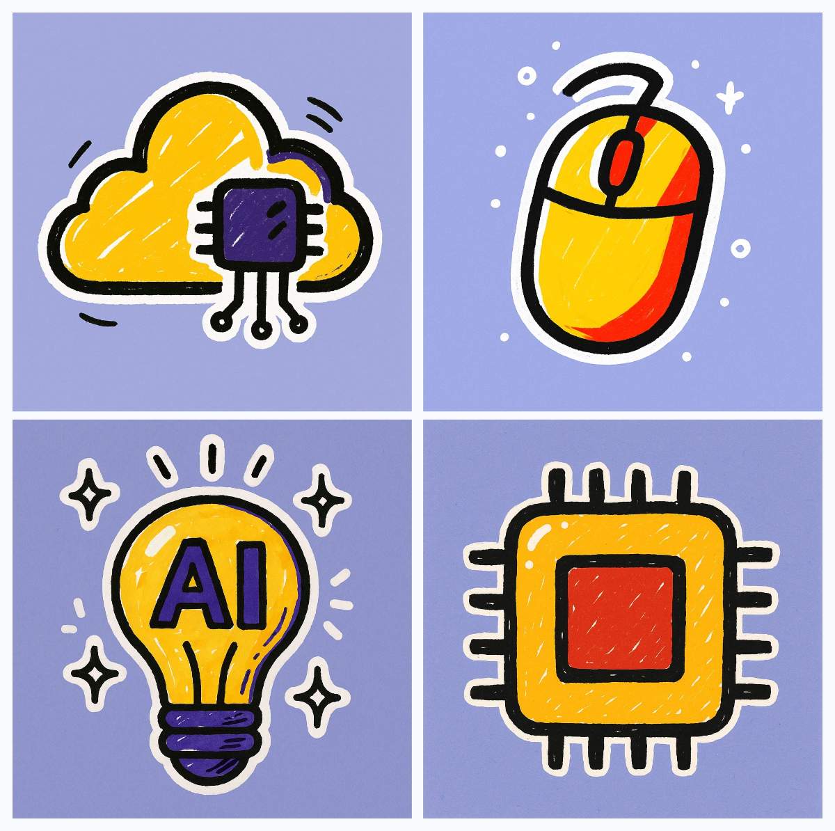 Hand-Drawn Light Bulb Icon